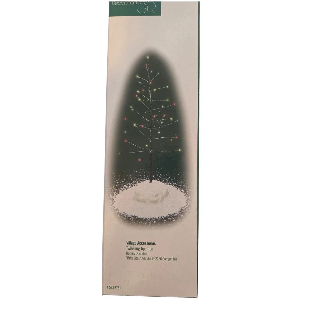 Department 56 Village Accessories Twinkling Tips Tree Battery‎ Operated 56.52781